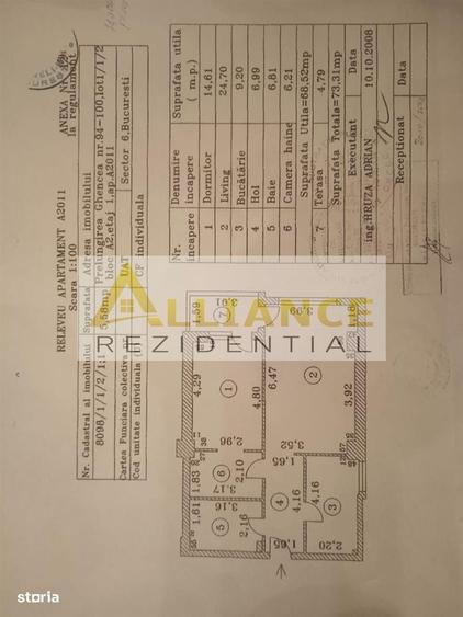 Apartament cu 2 camere decomandat în Ghencea