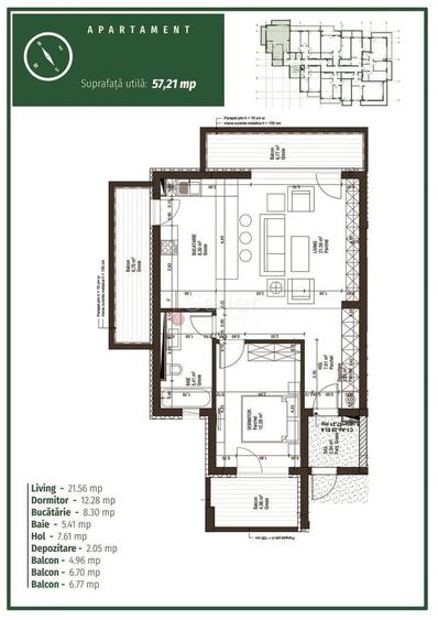 Structura Generoasa | Complet Mobilat - 4