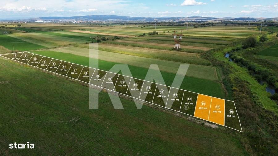 Teren intravilan,402 mp ,Stupini-Brasov.Destinatie gradina de vara si - 4