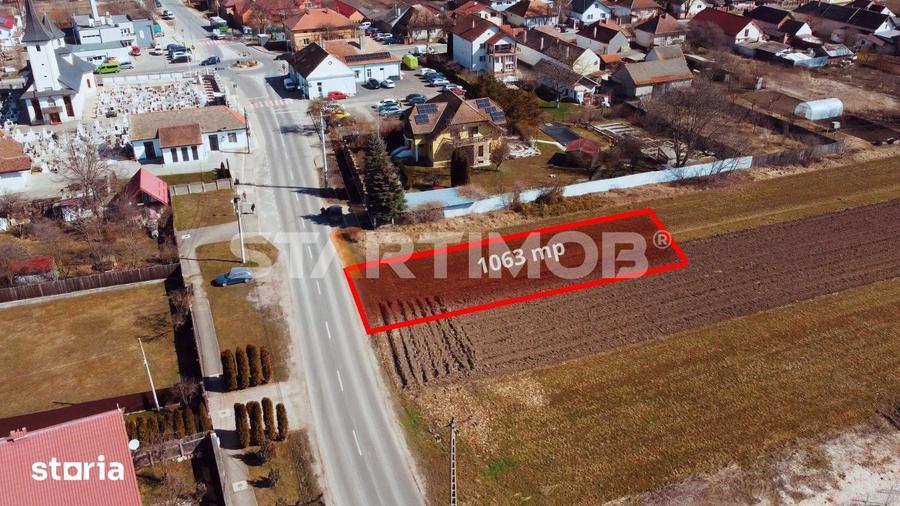 Teren de 1063 mp, în Stupini