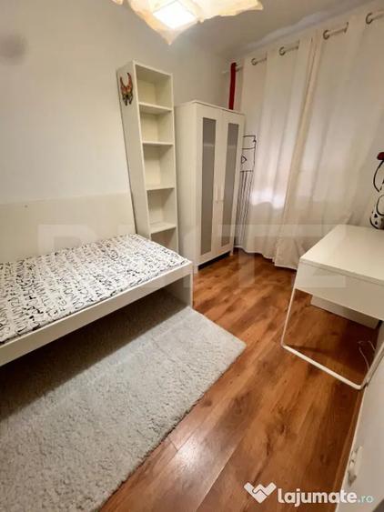 Apartament cu 3 camere decomandat, mobilat în Central