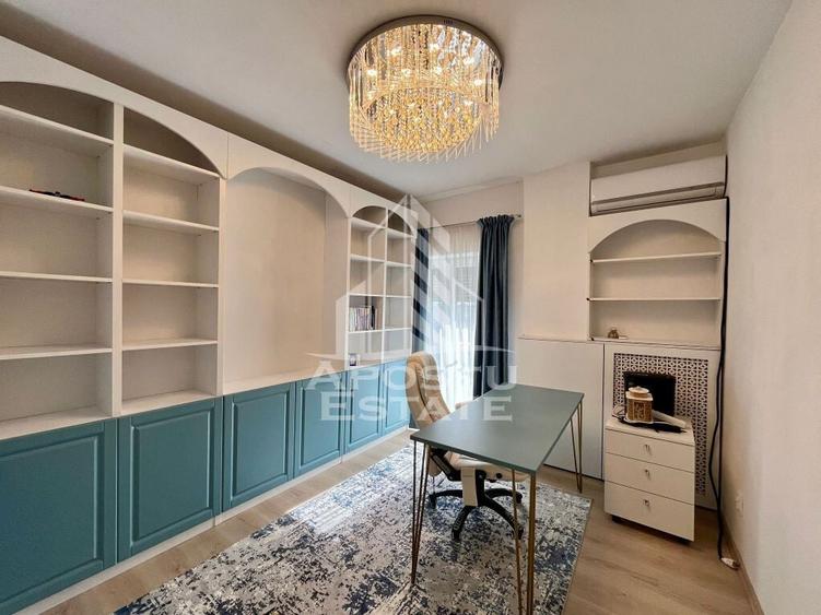 Apartament cu 5 camere decomandat, mobilat în Dorobanților