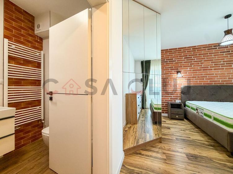 Apartament cu 3 camere semidecomandat, mobilat în Borhanci