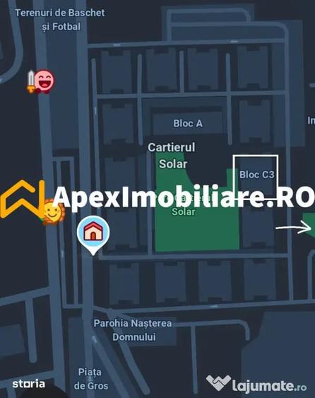 Apartament cu 2 camere decomandat în Măgurele
