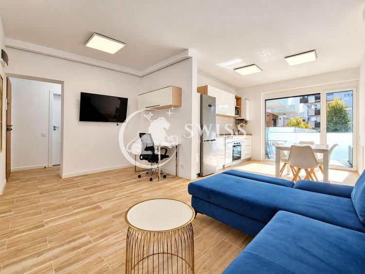 Apartament cu 2 camere semidecomandat, mobilat în Zorilor