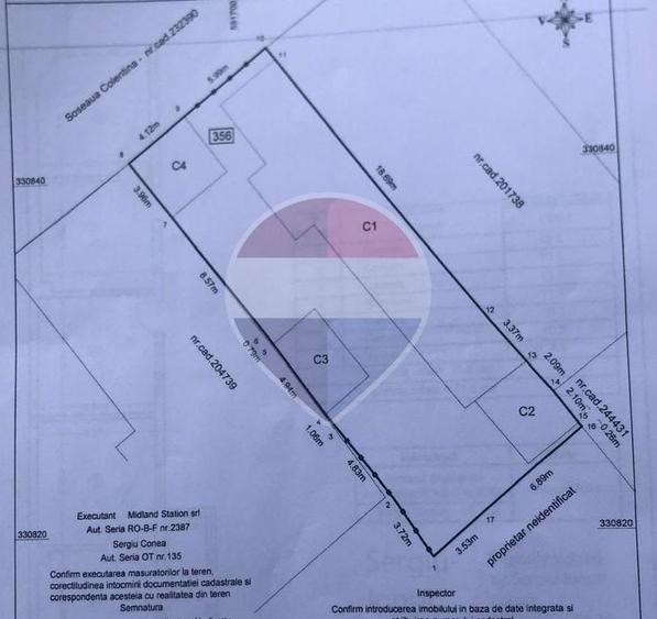 Teren Construcții intravilan de 350 mp, în Colentina