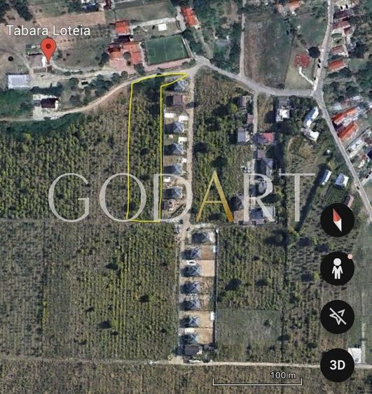 Teren Construcții intravilan de 5291 mp, în Viforâta