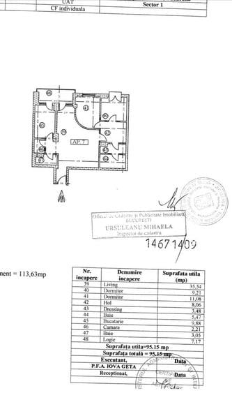 Apartament cu 3 camere semidecomandat, mobilat în Herăstrău