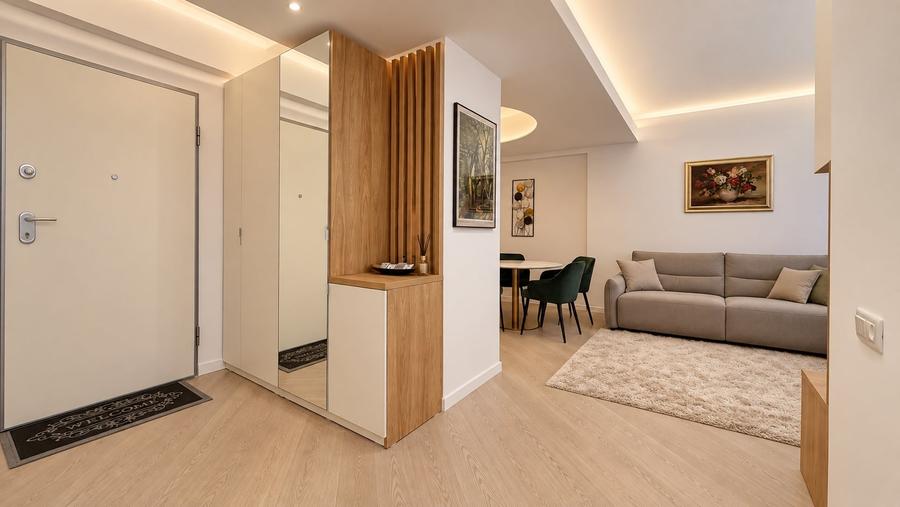 Apartament cu 3 camere decomandat, mobilat în Pipera