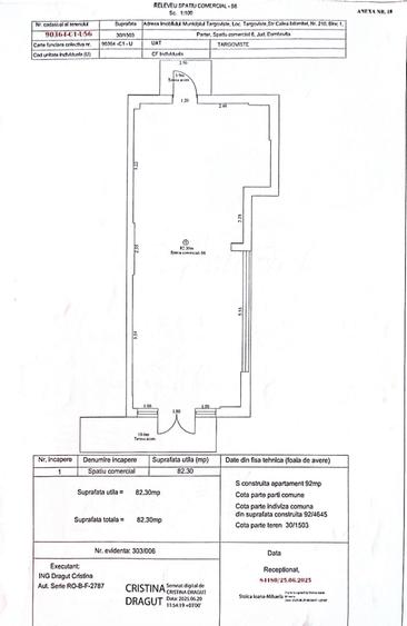 Spațiu comercial, de 82 mp, în Central