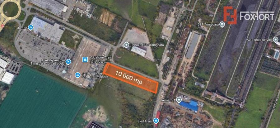 Teren Construcții intravilan de 10000 mp, în Șagului