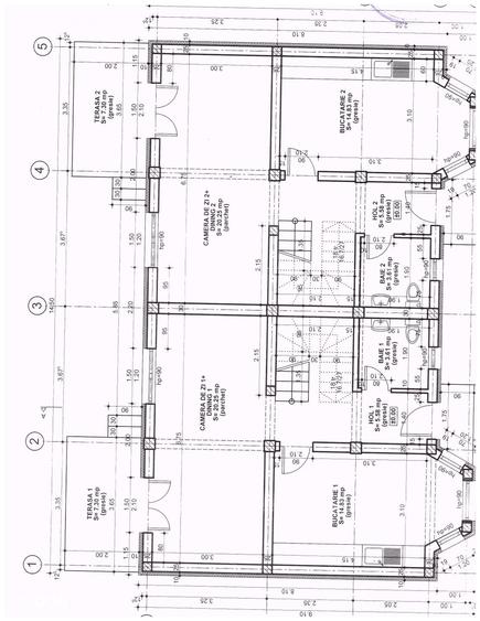 Casă cu 4 camere cu Teren 186 Mp în Central