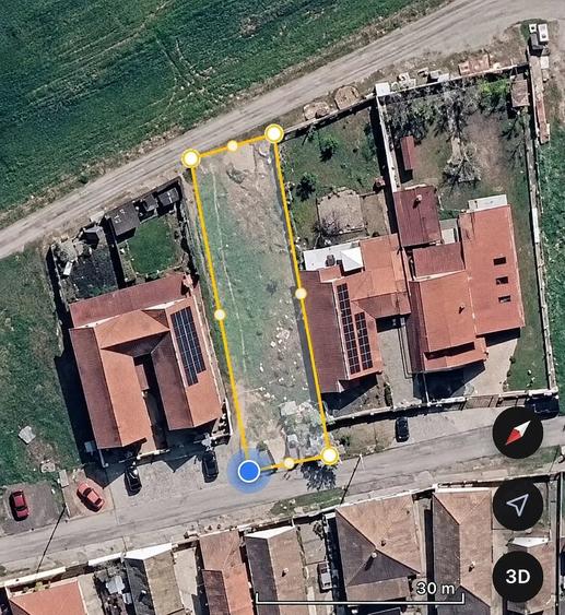 Teren de 540 mp, în Aradul Nou