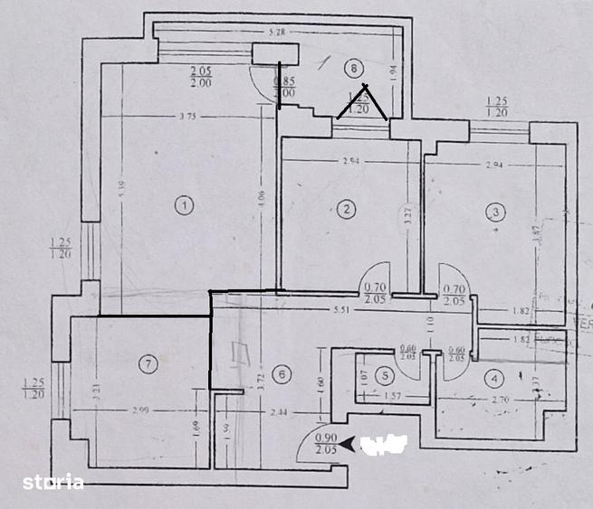 Apartament cu 4 camere decomandat în Tătărași