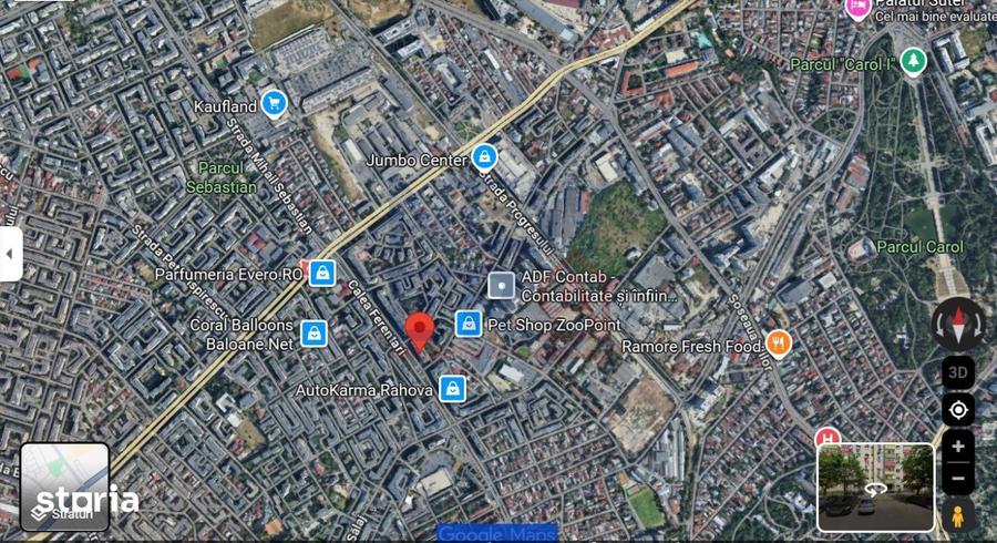 Apartament cu 2 camere decomandat, mobilat în Ferentari