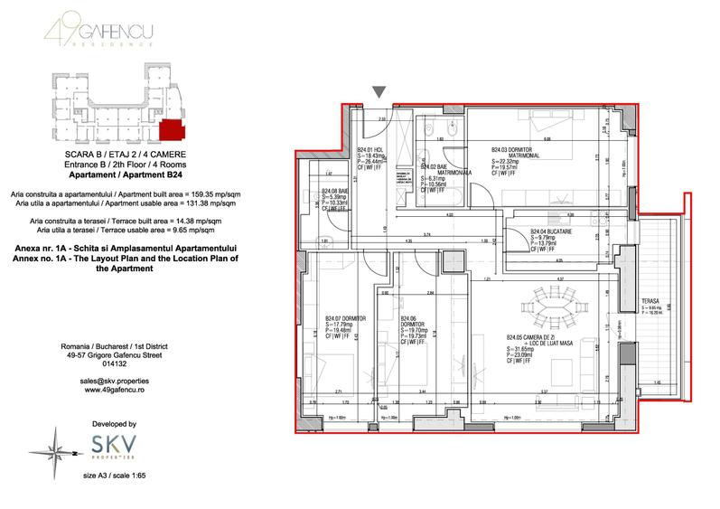 Apartament cu 4 camere semidecomandat în Herăstrău