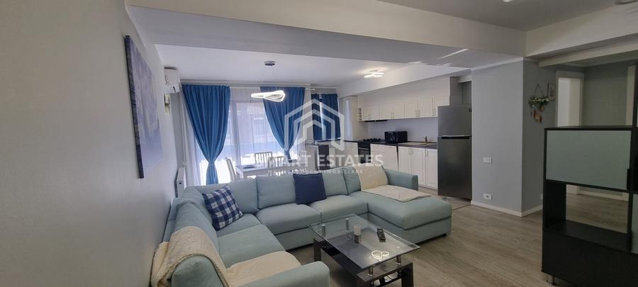 Apartament cu 2 camere semidecomandat, mobilat în Voluntari
