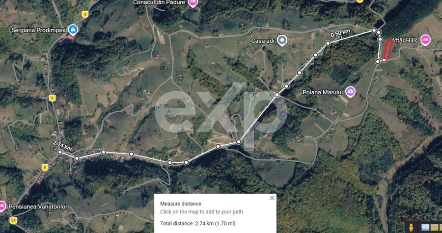 Teren agricol extravilan de 4725 mp, în Poiana Mărului
