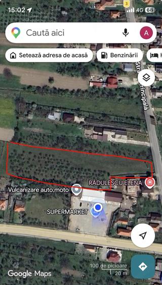 Teren de 7000 mp, în Berevoești