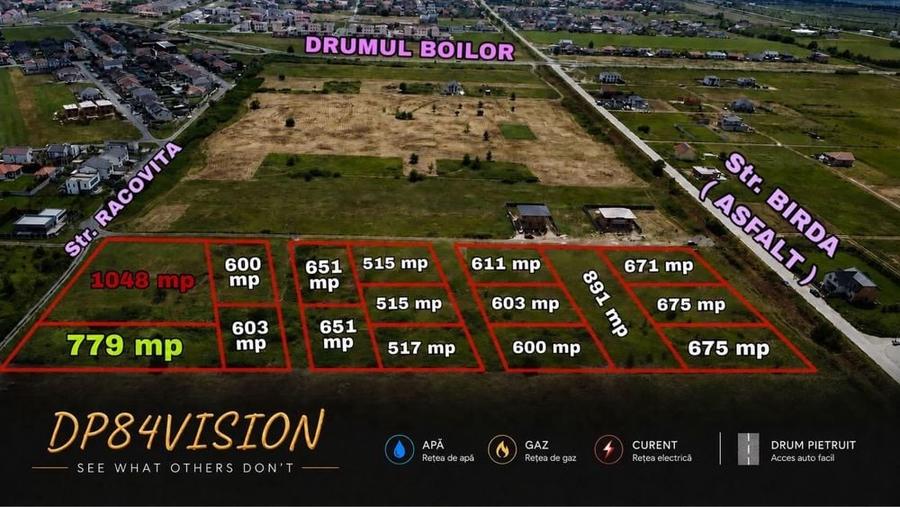 Terenuri pentru duplex in Mosnita cu utilitati langa Drumul Boilor - 1