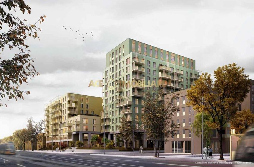 Apartament cu 2 camere semidecomandat, mobilat în Jiului
