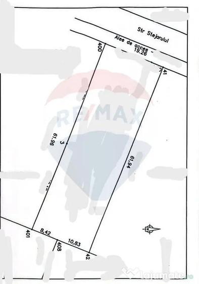 Teren de 1193 mp, în Malu Mare