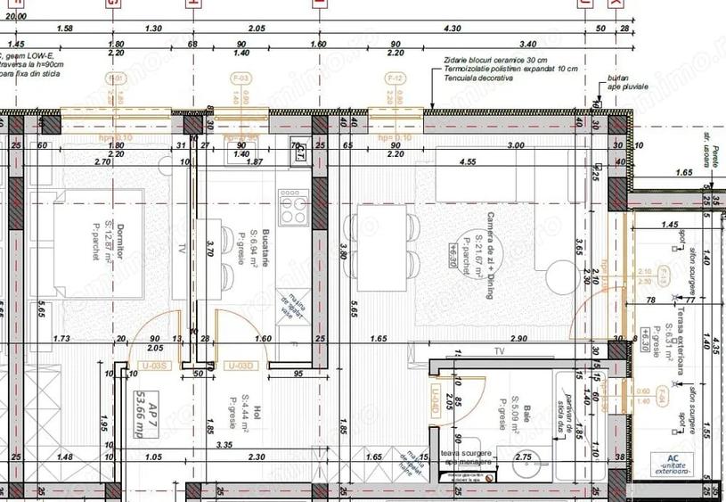 Apartament cu 2 camere decomandat în Girocului
