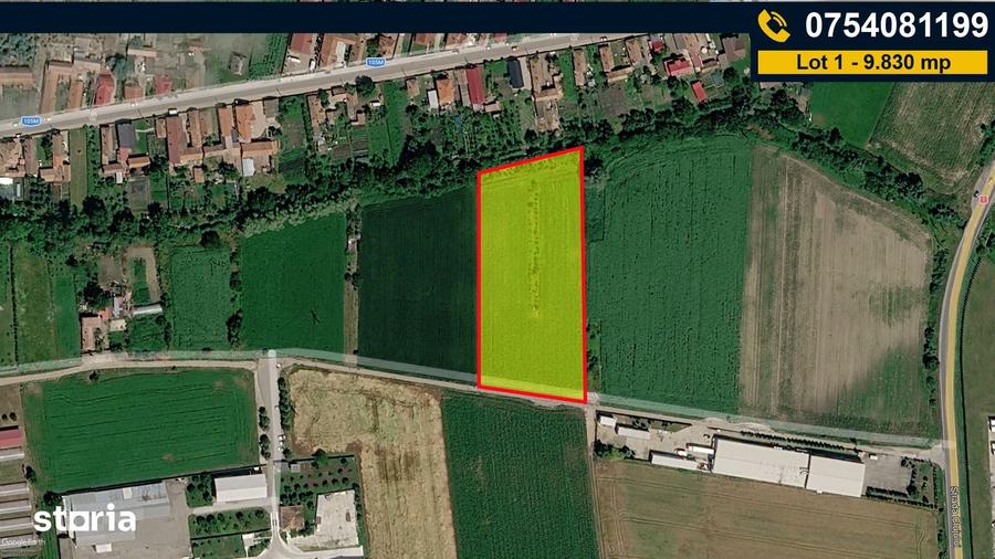 Teren de 9830 mp, în Alba