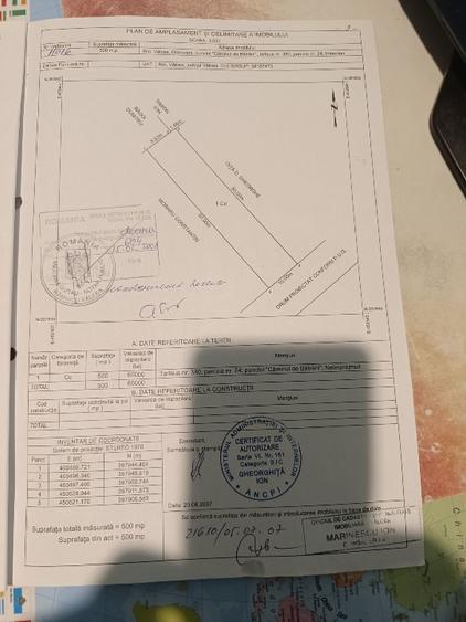 Teren Construcții intravilan de 500 mp, în Ostroveni