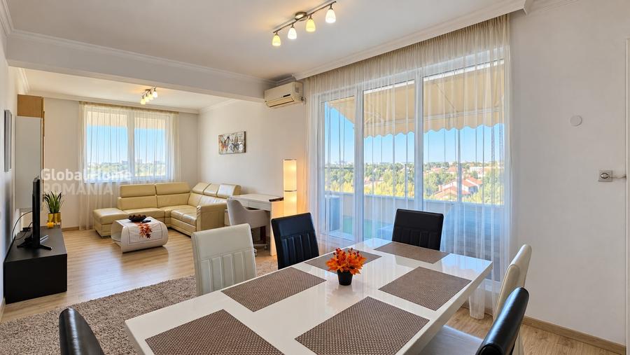 Apartament cu 3 camere decomandat, mobilat în Voluntari