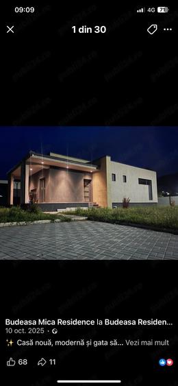 Casă cu 3 camere cu Teren 300 Mp în Budeasa