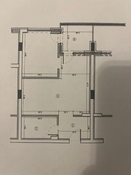 Apartament cu 2 camere decomandat în Central