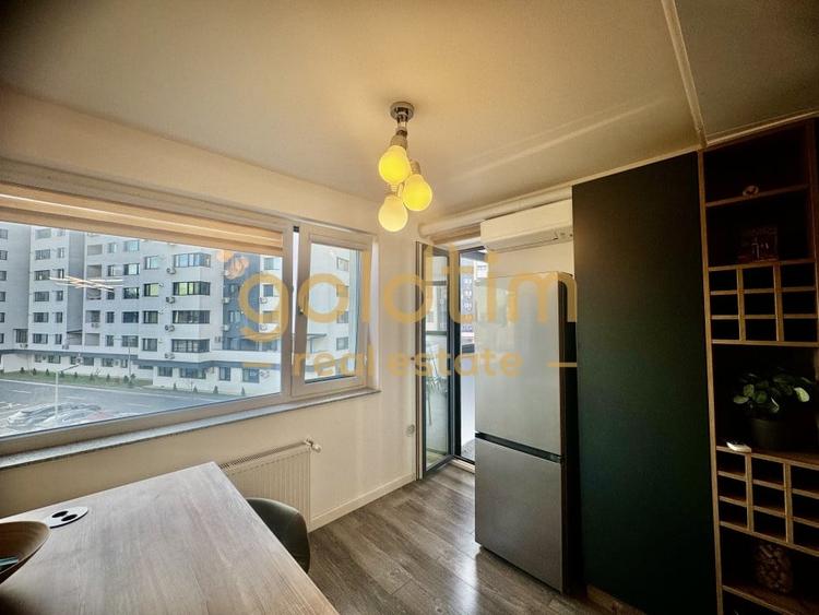 Apartament cu 2 camere semidecomandat, mobilat în Pipera