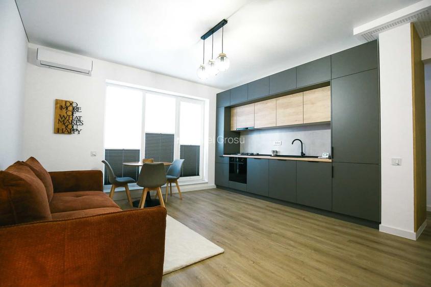 Prima inchiriere! Studio modern 2 camere, 50 mp, Victoria Homes Pipera-Tunari, Etaj 2/4