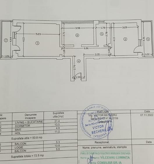Apartament cu 3 camere semidecomandat, mobilat în Exterior Sud