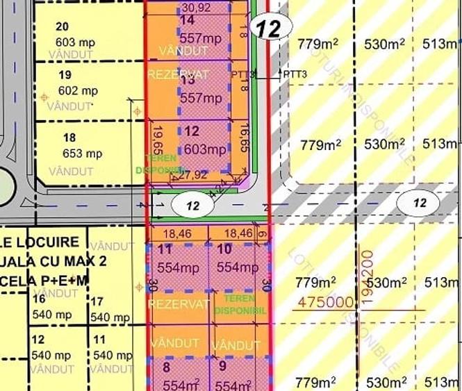 Teren de 536 mp, în Sânmihaiu Român