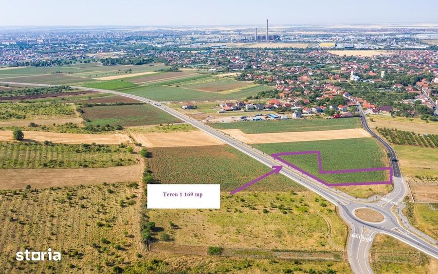 Teren de 1000 mp, în Oncea