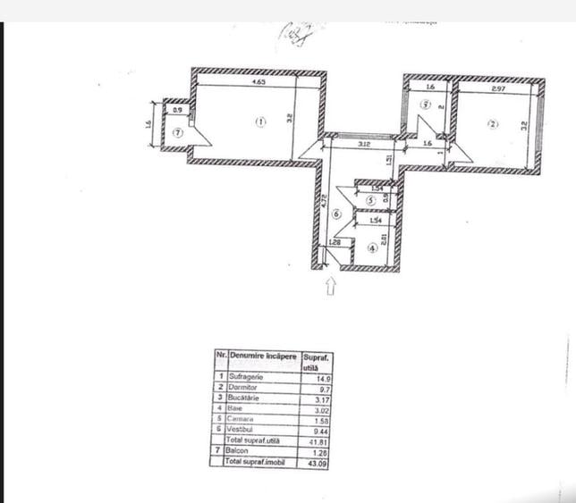 Vanzare apartament 2 camere Druml Taberei - 1
