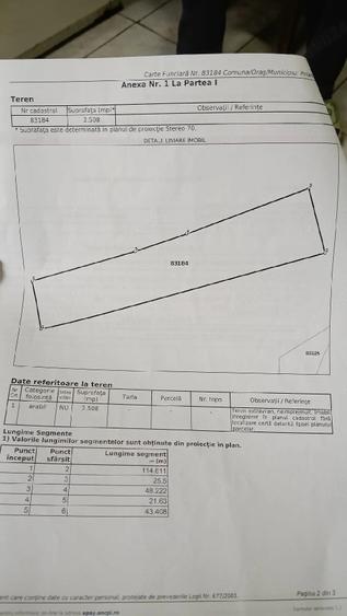 Teren de 800 mp, în Păduroiu din Deal