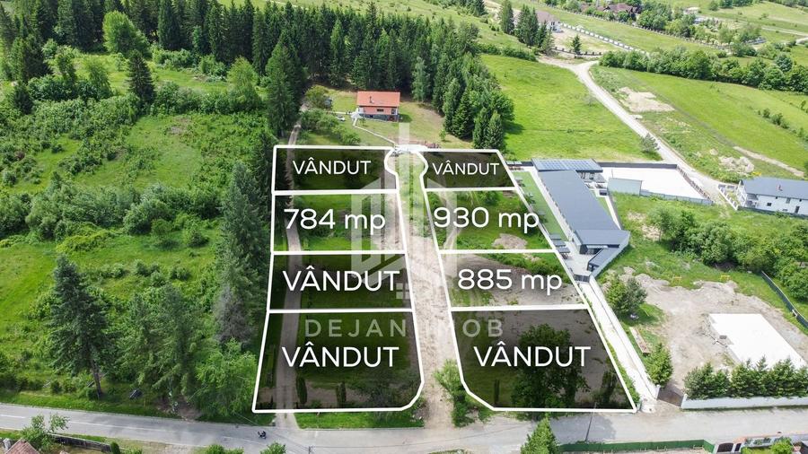 Teren Construcții intravilan de 784 mp, în Sud