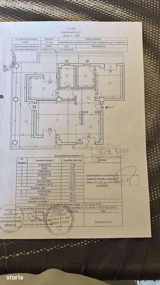 Apartament cu 3 camere în Bucium