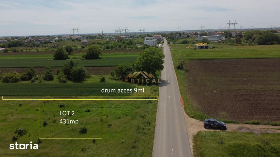 Teren de 431 mp, în Berceni