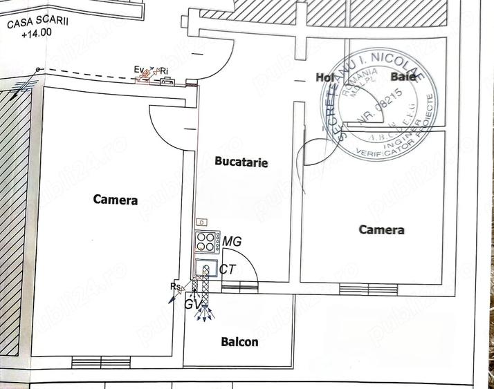 Apartament 2 camere decomandat - 8