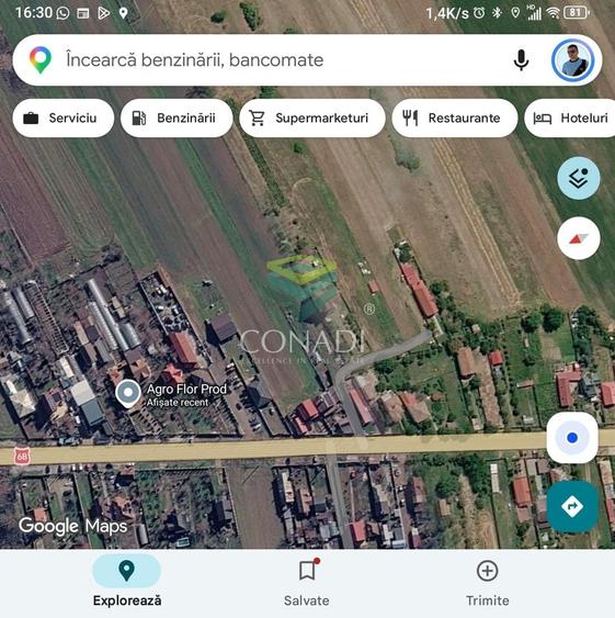 Teren agricol intravilan de 4586 mp, în Florești
