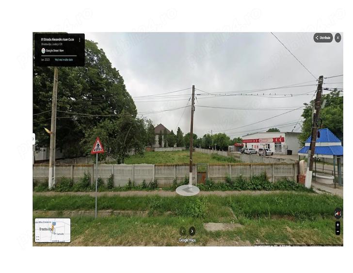 Teren de 1191 mp, în Brastavățu