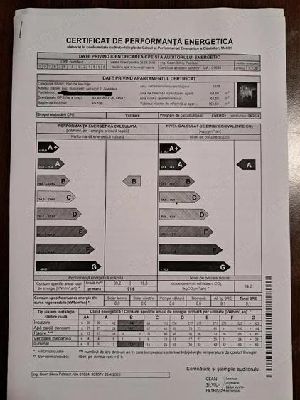 Apartament cu 3 camere semidecomandat în Pantelimon