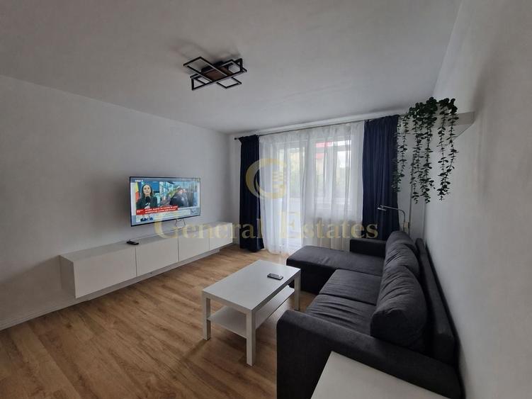 Apartament cu 2 camere semidecomandat, mobilat în Tractorul