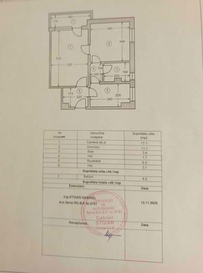 Apartament cu 2 camere decomandat în Radu Negru