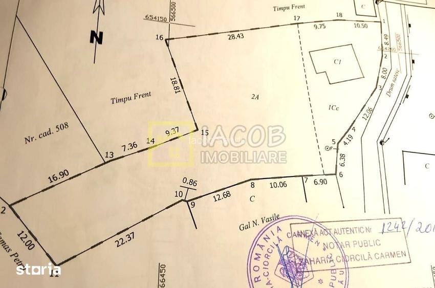 Teren 1541 mp sat comuna Buhoci str Prunului jud Bacau