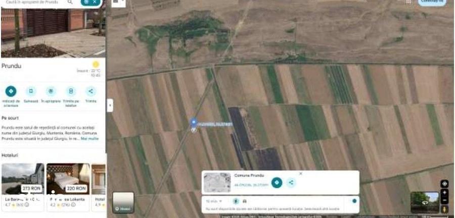 Teren de 10000 mp, în Prundu
